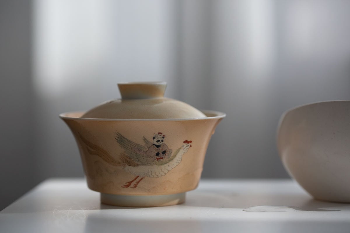 panda society wood fired gaiwan 14 | BITTERLEAF TEAS panda society wood fired gaiwan 14 | BITTERLEAF TEAS
