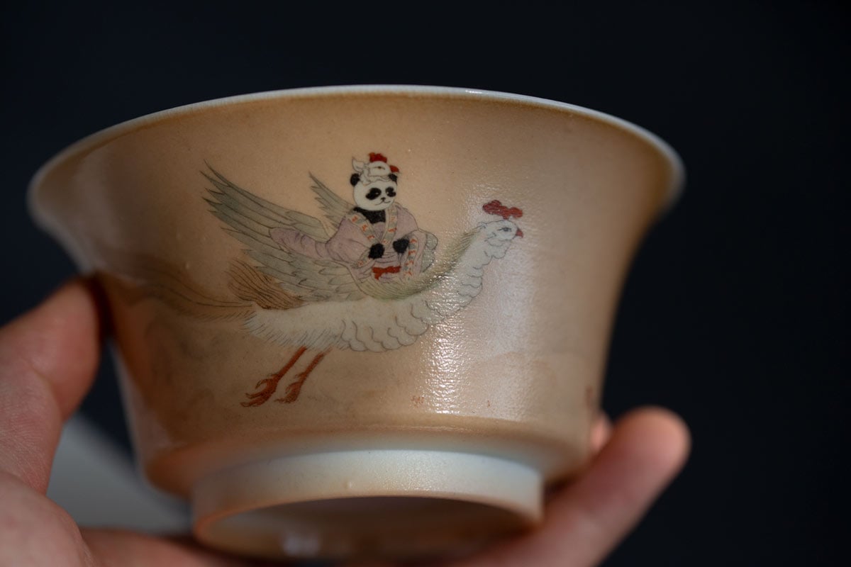 panda society wood fired gaiwan 7 | BITTERLEAF TEAS panda society wood fired gaiwan 7 | BITTERLEAF TEAS