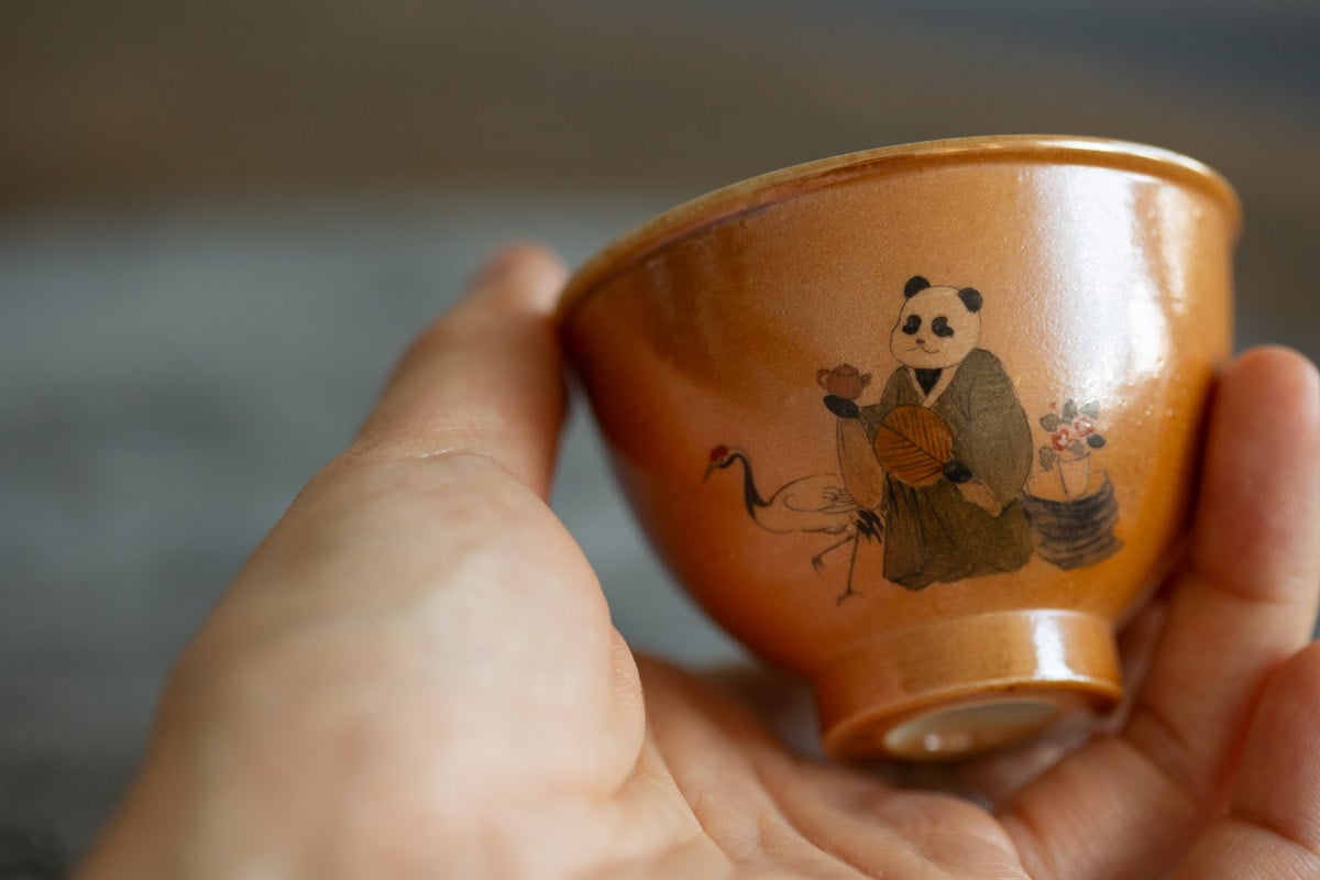 panda society wood fired teacup crane 2 7 | BITTERLEAF TEAS panda society wood fired teacup crane 2 7 | BITTERLEAF TEAS