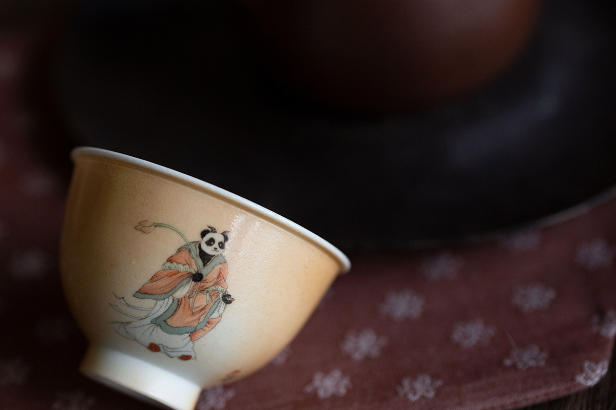 panda society wood fired teacup ladies 7 | BITTERLEAF TEAS