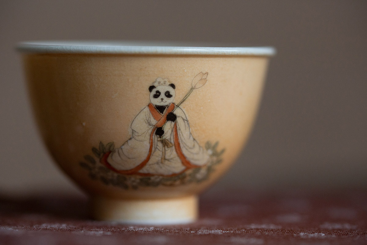 panda society wood fired teacup ladies 9 | BITTERLEAF TEAS