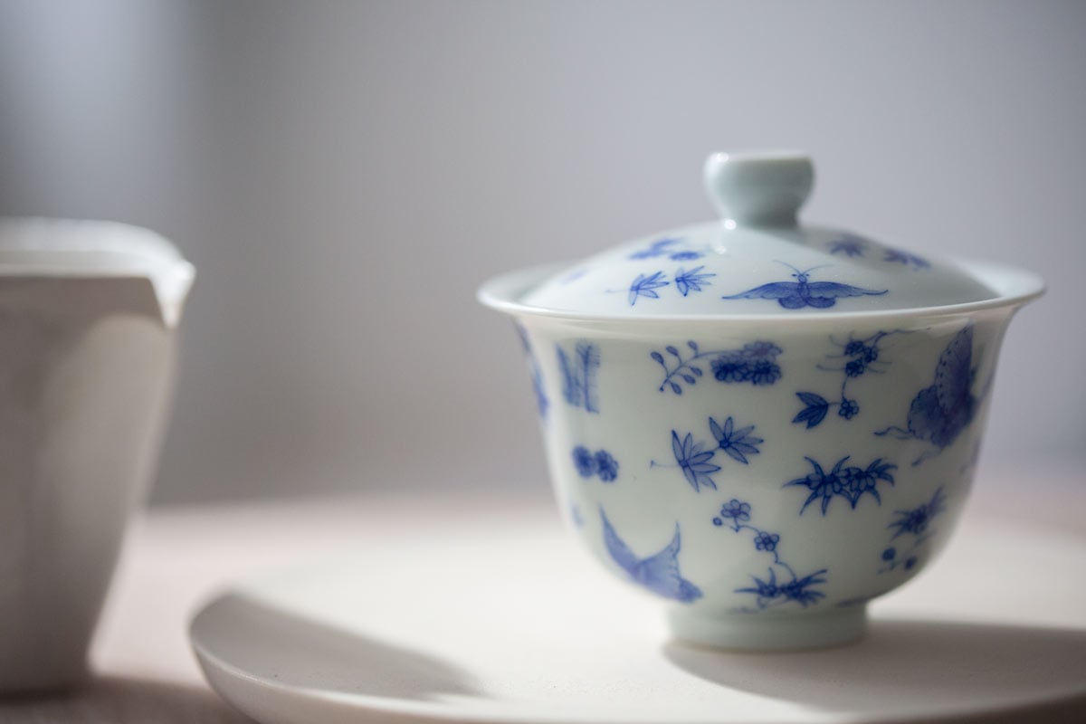 imperial blue gaiwan botany 12 | BITTERLEAF TEAS