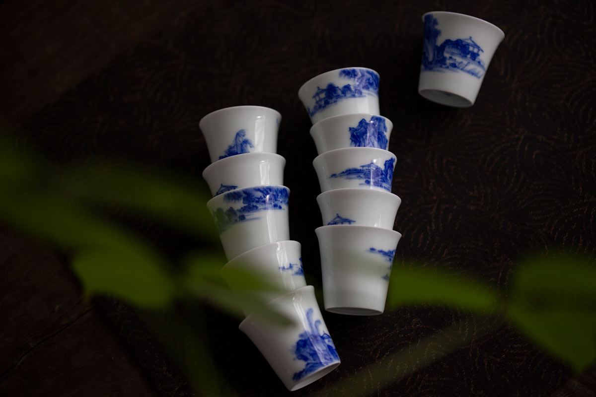imperial blue mini teacup shanshui 1 | BITTERLEAF TEAS imperial blue mini teacup shanshui 1 | BITTERLEAF TEAS