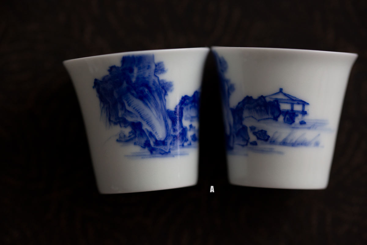 imperial blue mini teacup shanshui 13 | BITTERLEAF TEAS imperial blue mini teacup shanshui 13 | BITTERLEAF TEAS