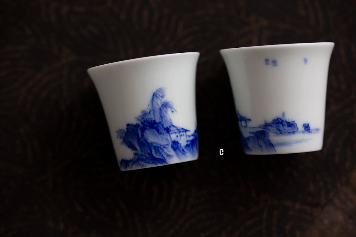 imperial blue mini teacup shanshui 15 | BITTERLEAF TEAS imperial blue mini teacup shanshui 15 | BITTERLEAF TEAS