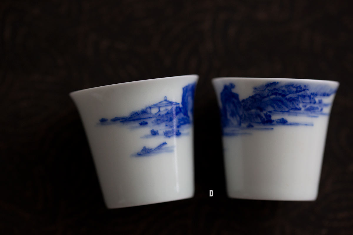 imperial blue mini teacup shanshui 16 | BITTERLEAF TEAS imperial blue mini teacup shanshui 16 | BITTERLEAF TEAS
