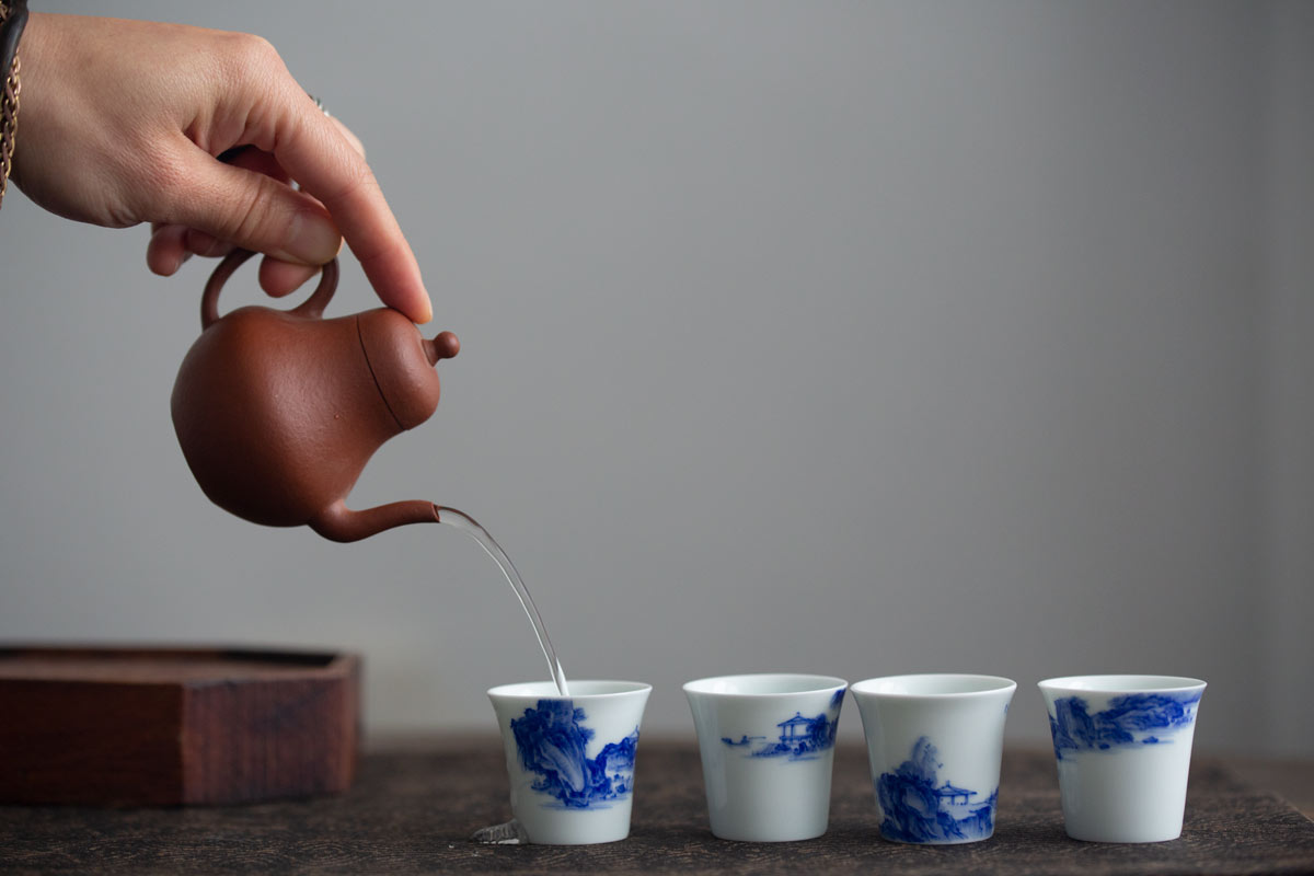 imperial blue mini teacup shanshui 5 | BITTERLEAF TEAS imperial blue mini teacup shanshui 5 | BITTERLEAF TEAS