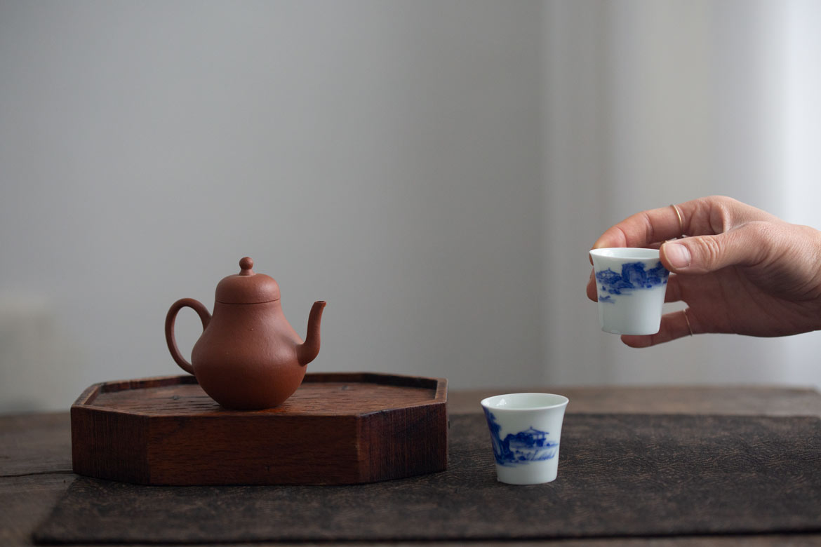 imperial blue mini teacup shanshui 7 | BITTERLEAF TEAS imperial blue mini teacup shanshui 7 | BITTERLEAF TEAS