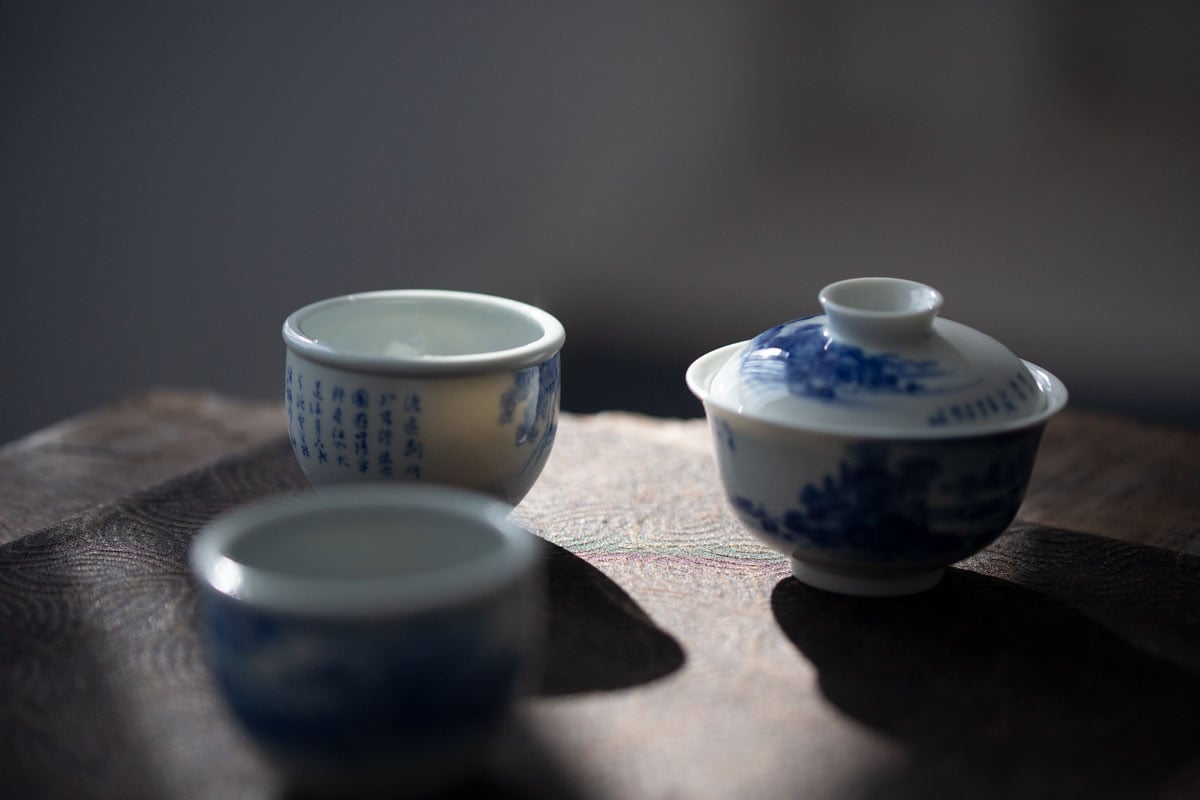 imperial blue teacup shanshui 15 | BITTERLEAF TEAS imperial blue teacup shanshui 15 | BITTERLEAF TEAS