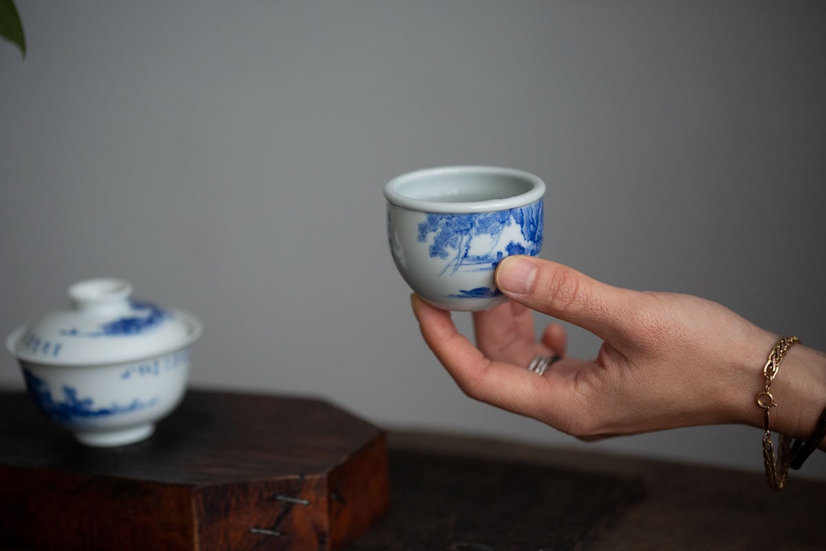 imperial blue teacup shanshui 3 | BITTERLEAF TEAS imperial blue teacup shanshui 3 | BITTERLEAF TEAS