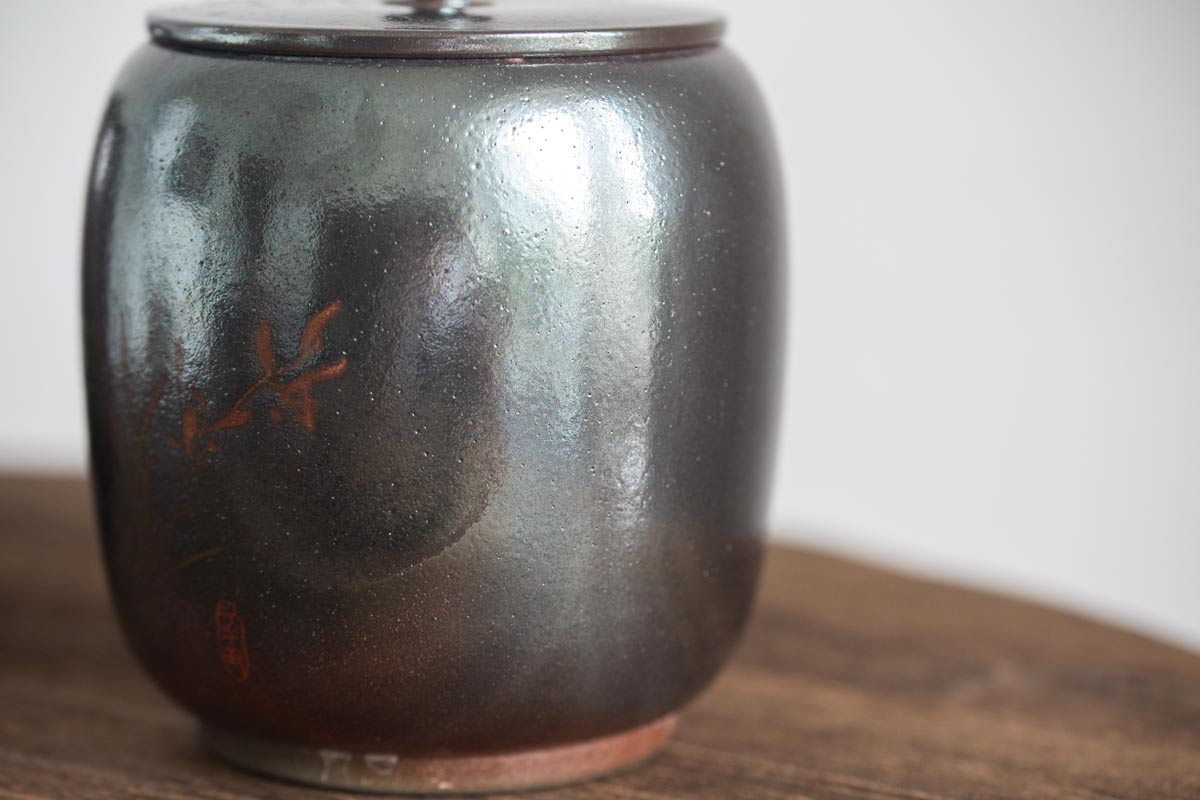 black pearl wood fired jianshui zitao tea jar 11 | BITTERLEAF TEAS black pearl wood fired jianshui zitao tea jar 11 | BITTERLEAF TEAS