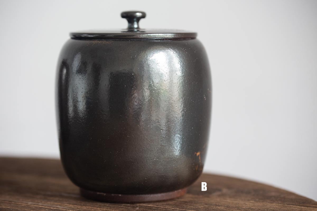 black pearl wood fired jianshui zitao tea jar 12 | BITTERLEAF TEAS black pearl wood fired jianshui zitao tea jar 12 | BITTERLEAF TEAS