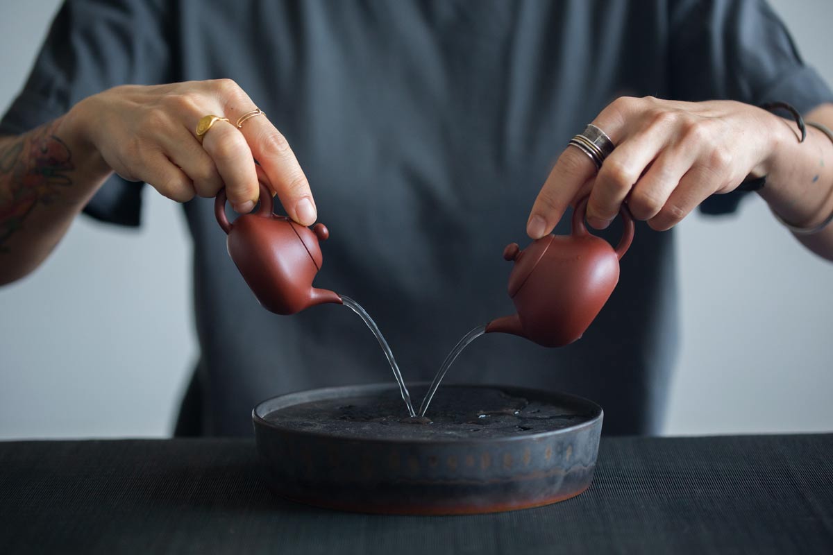 chaozhou clay mini pear teapot 7 23 5 | BITTERLEAF TEAS chaozhou clay mini pear teapot 7 23 5 | BITTERLEAF TEAS