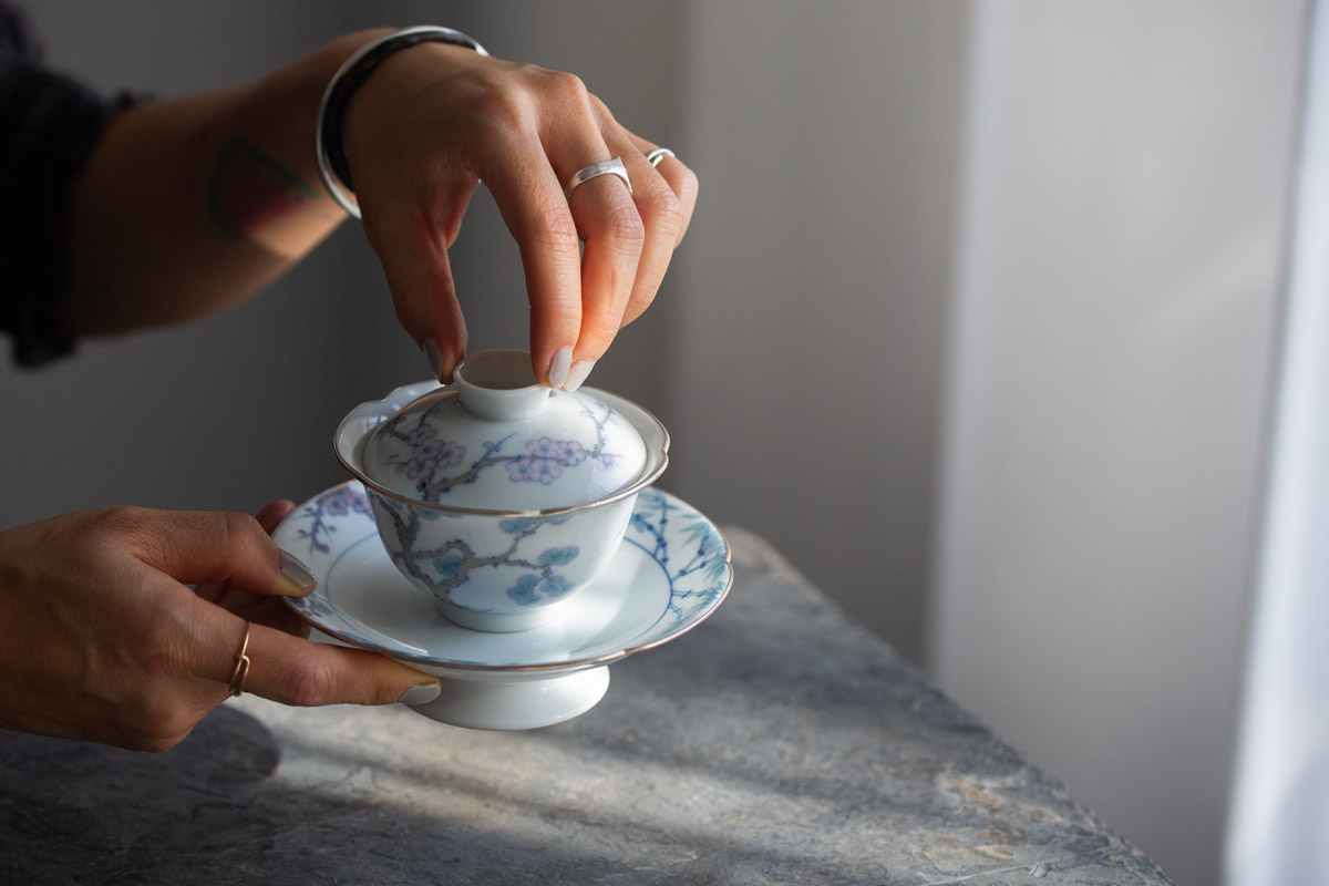 zephyr silver bound 3 friends gaiwan 15 | BITTERLEAF TEAS zephyr silver bound 3 friends gaiwan 15 | BITTERLEAF TEAS