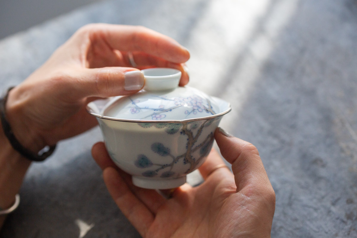 zephyr silver bound 3 friends gaiwan 16 | BITTERLEAF TEAS zephyr silver bound 3 friends gaiwan 16 | BITTERLEAF TEAS