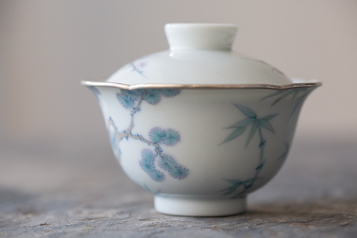 zephyr silver bound 3 friends gaiwan 6 | BITTERLEAF TEAS zephyr silver bound 3 friends gaiwan 6 | BITTERLEAF TEAS