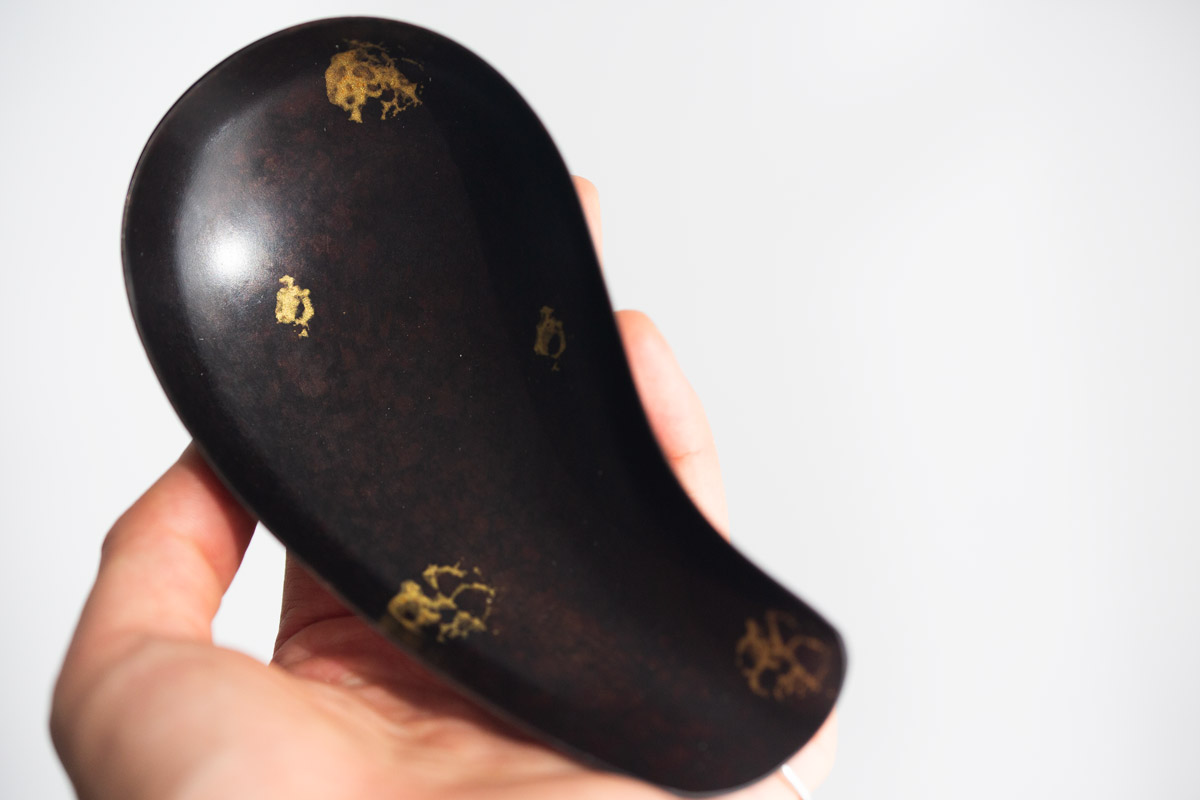 Golden Leaf Chaze Tea Scoop | BITTERLEAF TEAS