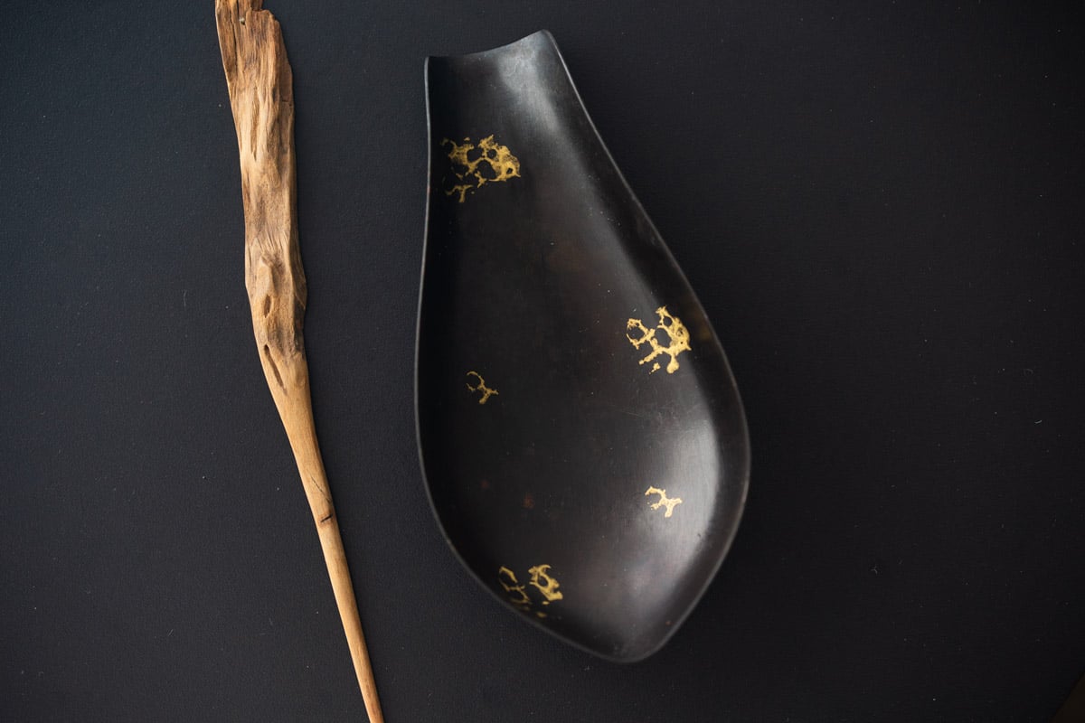 Golden Leaf Chaze Tea Scoop | BITTERLEAF TEAS