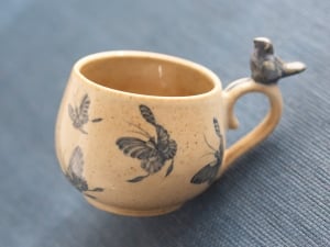 qinghua revival mug bird 1 | BITTERLEAF TEAS