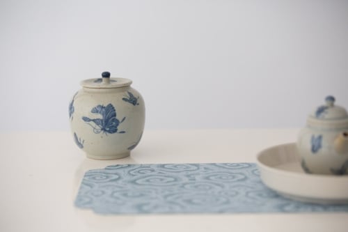 Qinghua Revival Tea Jar