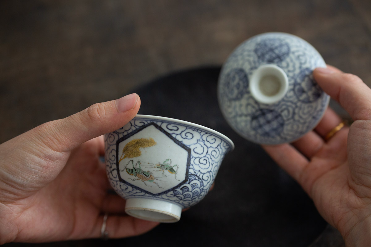 azure qinghua gaiwan grasshopper 9 | BITTERLEAF TEAS azure qinghua gaiwan grasshopper 9 | BITTERLEAF TEAS