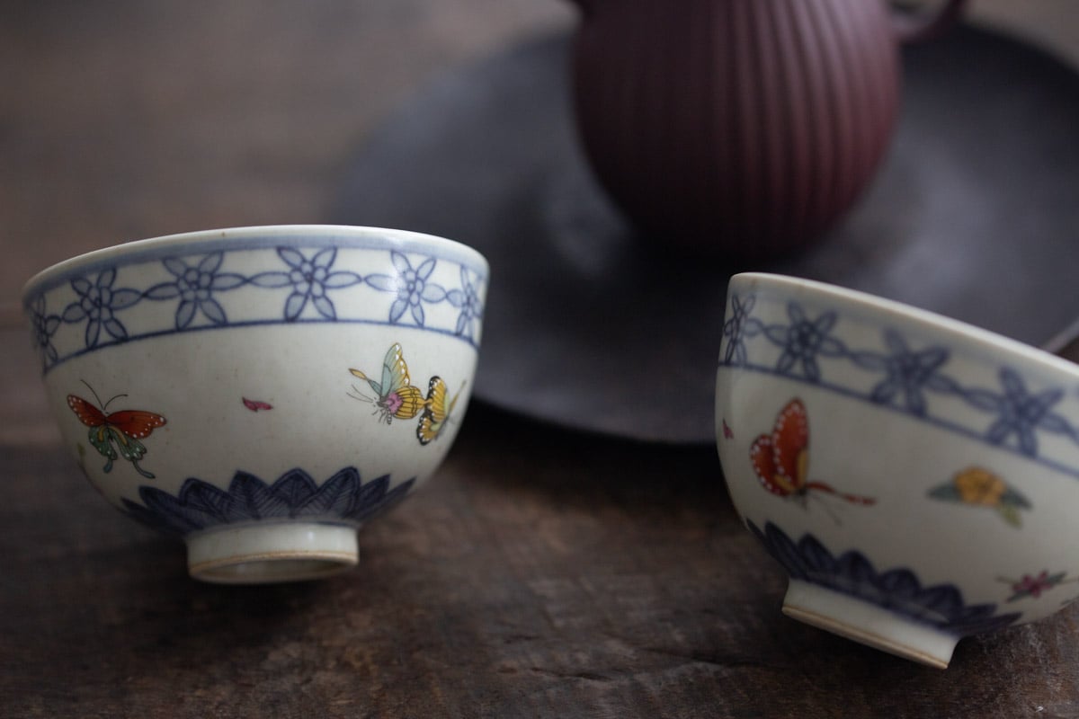 azure qinghua teacup butterfly 5 | BITTERLEAF TEAS azure qinghua teacup butterfly 5 | BITTERLEAF TEAS