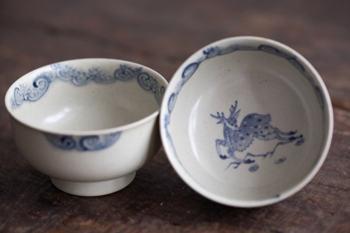 Azure Teacup - Deer