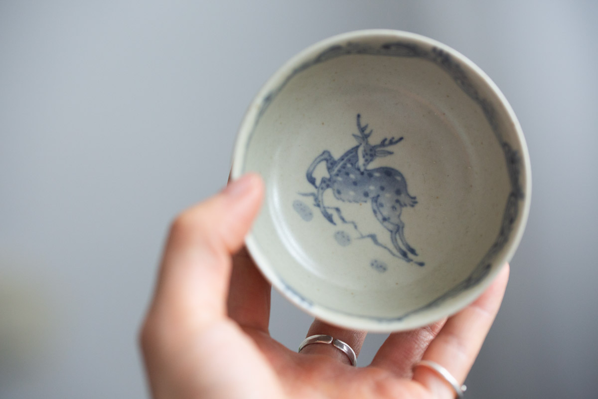 azure qinghua teacup deer 6 | BITTERLEAF TEAS azure qinghua teacup deer 6 | BITTERLEAF TEAS