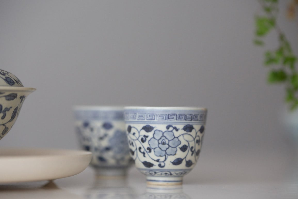 azure qinghua teacup gaiwan vine 12 | BITTERLEAF TEAS azure qinghua teacup gaiwan vine 12 | BITTERLEAF TEAS