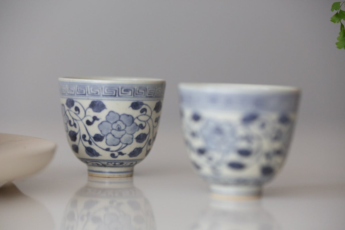 azure qinghua teacup gaiwan vine 14 | BITTERLEAF TEAS azure qinghua teacup gaiwan vine 14 | BITTERLEAF TEAS