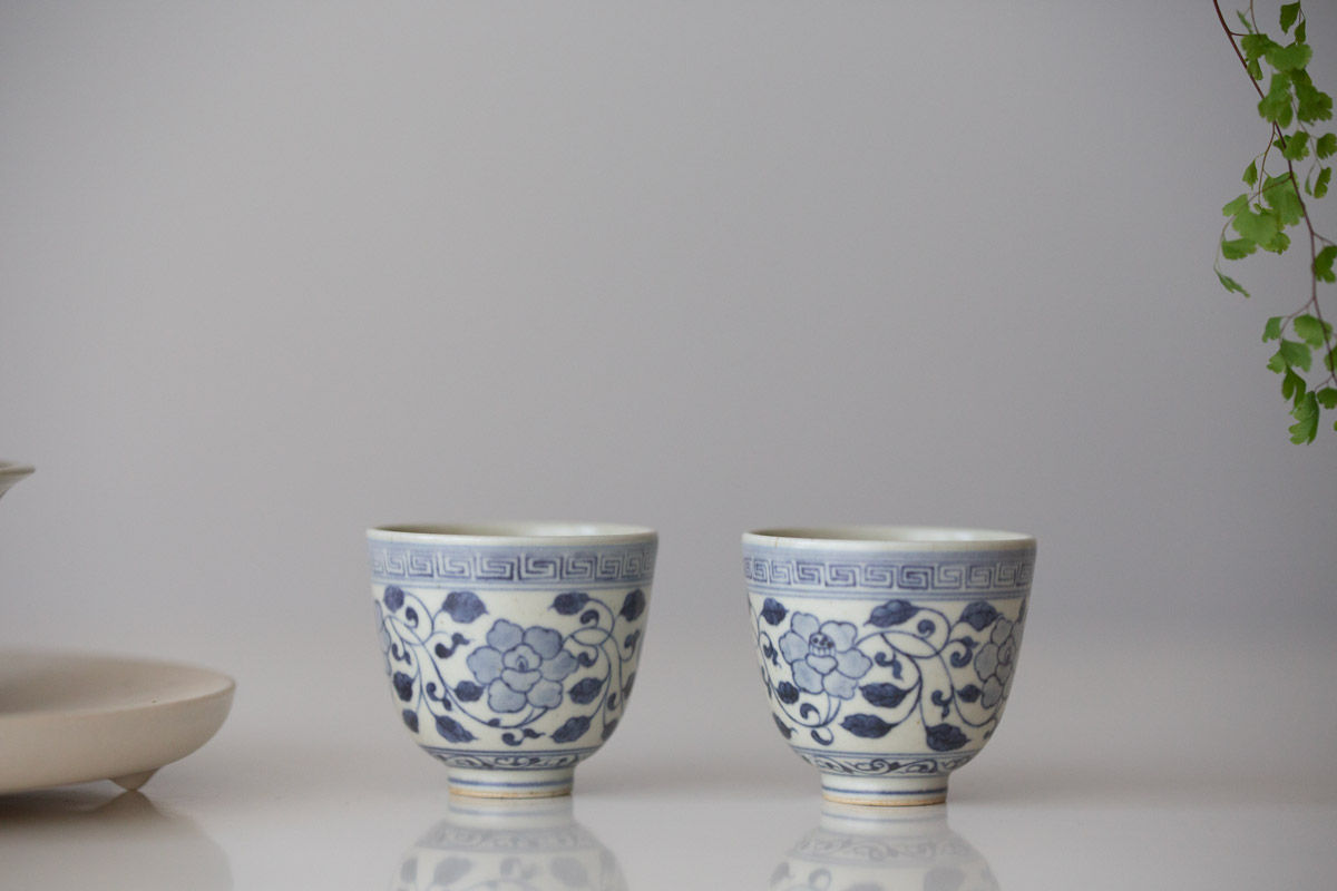 azure qinghua teacup gaiwan vine 15 | BITTERLEAF TEAS azure qinghua teacup gaiwan vine 15 | BITTERLEAF TEAS