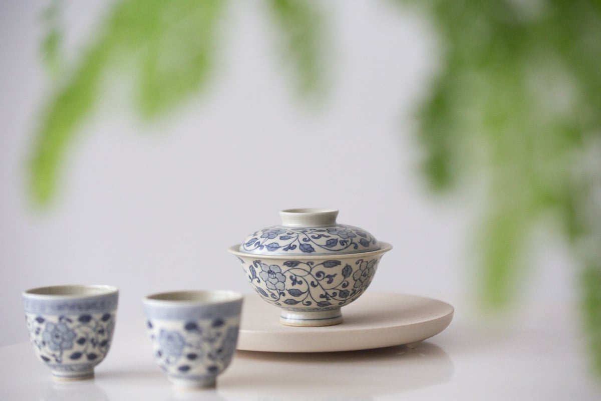 azure qinghua teacup gaiwan vine 2 | BITTERLEAF TEAS azure qinghua teacup gaiwan vine 2 | BITTERLEAF TEAS