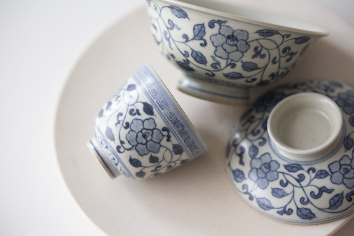 azure qinghua teacup gaiwan vine 6 | BITTERLEAF TEAS azure qinghua teacup gaiwan vine 6 | BITTERLEAF TEAS
