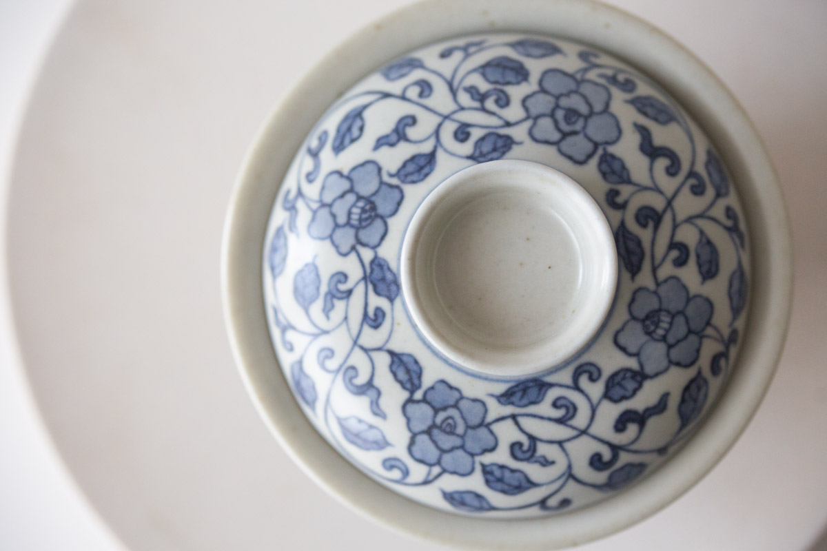 azure qinghua teacup gaiwan vine 8 | BITTERLEAF TEAS azure qinghua teacup gaiwan vine 8 | BITTERLEAF TEAS