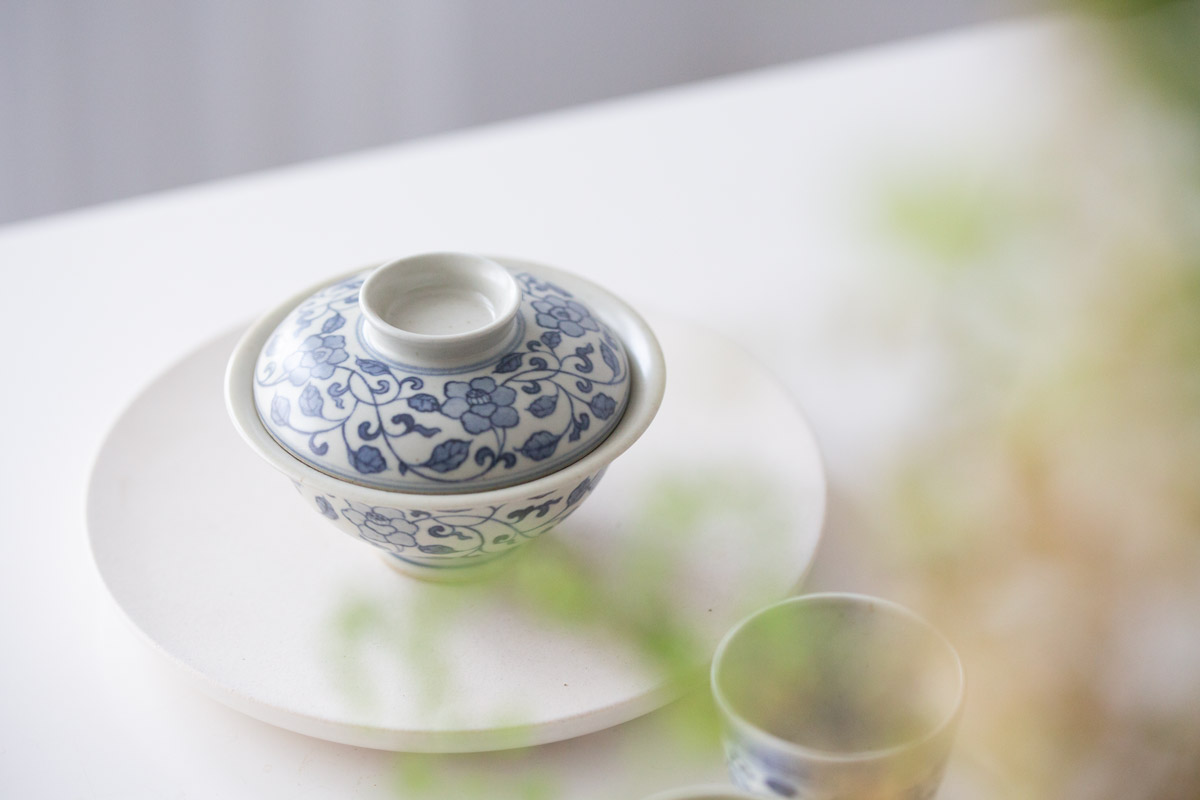 azure qinghua teacup gaiwan vine 9 | BITTERLEAF TEAS azure qinghua teacup gaiwan vine 9 | BITTERLEAF TEAS