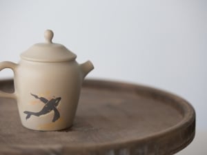 natural habitat jianshui zitao teapot magnolia white whale ride 1 | BITTERLEAF TEAS