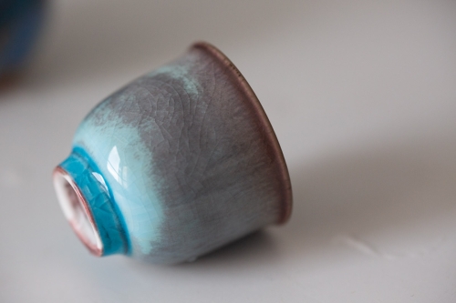 Chameleon Soda Ash Wood Fired Teacup II - Image 8