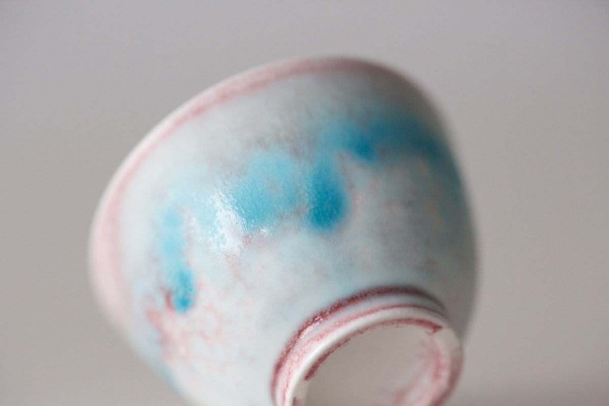 chameleon soda ash wood fired mini teacup 2 6 | BITTERLEAF TEAS chameleon soda ash wood fired mini teacup 2 6 | BITTERLEAF TEAS