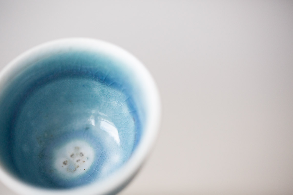 chameleon soda ash wood fired mini teacup 4 3 | BITTERLEAF TEAS chameleon soda ash wood fired mini teacup 4 3 | BITTERLEAF TEAS