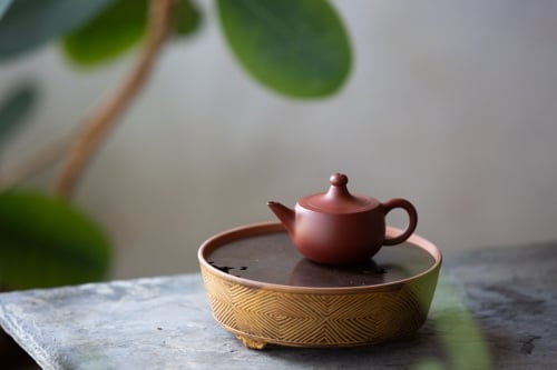 Chaozhou Da Hong Pao Clay Siyuan Teapot