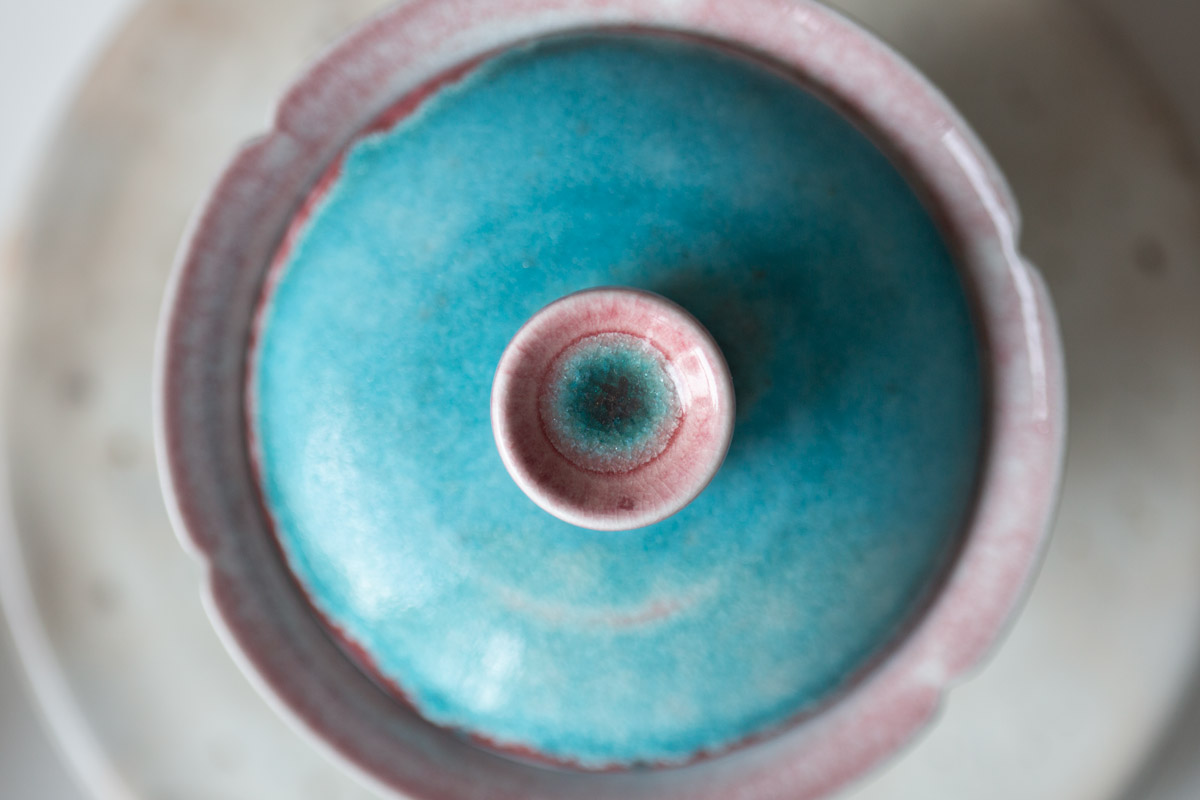 chameleon soda ash wood fired gaiwan 2 7 | BITTERLEAF TEAS
