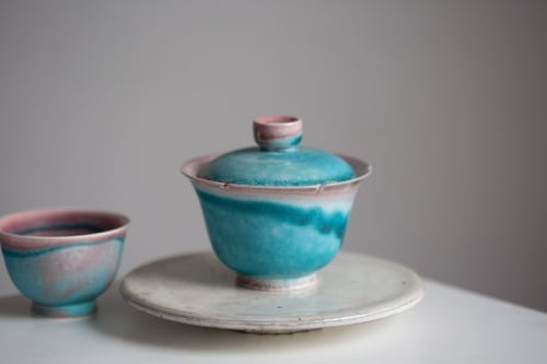 Chameleon Soda Ash Wood Fired Gaiwan II - Image 1