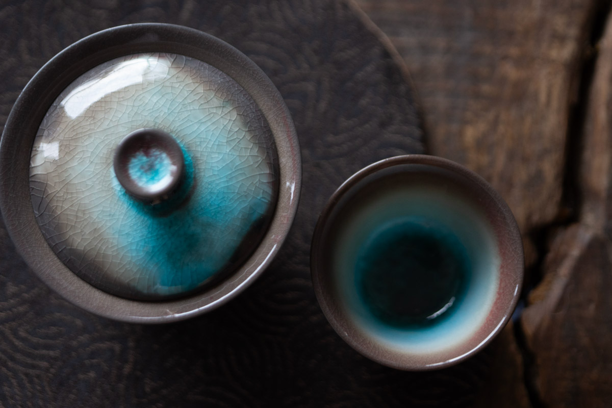 chameleon soda ash wood fired gaiwan 6 3 | BITTERLEAF TEAS chameleon soda ash wood fired gaiwan 6 3 | BITTERLEAF TEAS