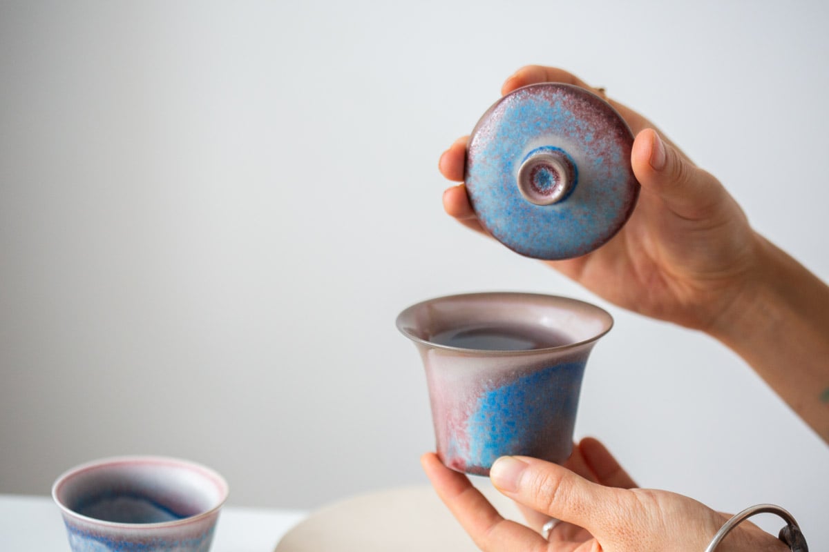 chameleon soda ash wood fired gaiwan 7 9 | BITTERLEAF TEAS chameleon soda ash wood fired gaiwan 7 9 | BITTERLEAF TEAS