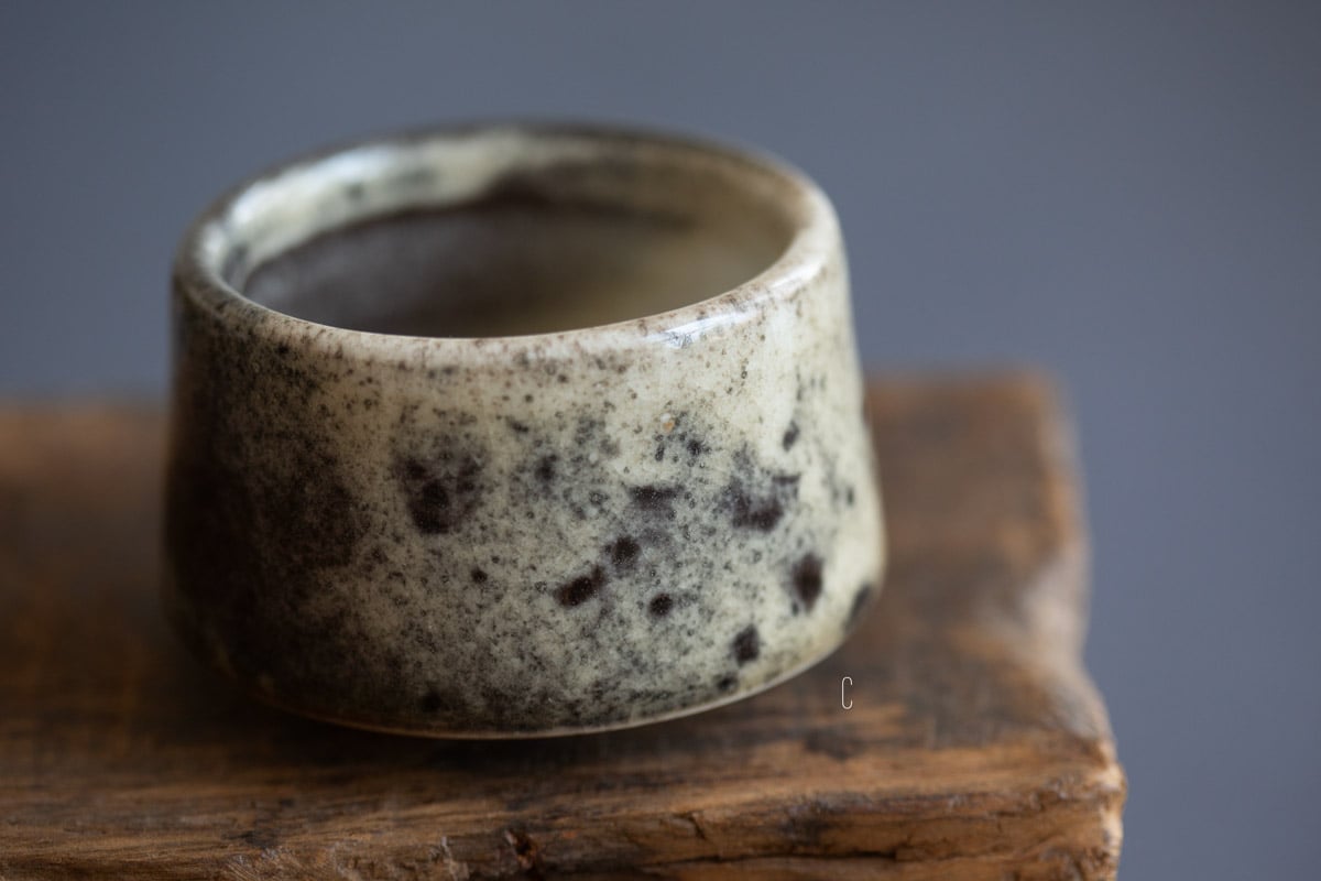 ink shino glaze teacup 1 13 | BITTERLEAF TEAS ink shino glaze teacup 1 13 | BITTERLEAF TEAS