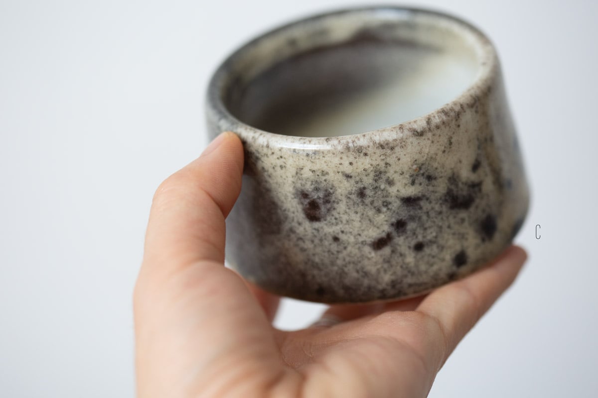 ink shino glaze teacup 1 17 | BITTERLEAF TEAS ink shino glaze teacup 1 17 | BITTERLEAF TEAS