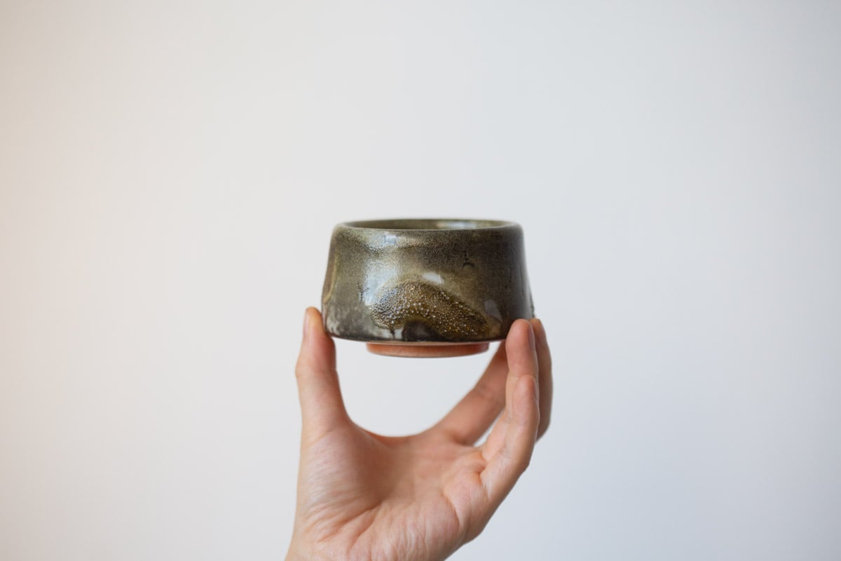 ink shino glaze teacup 2 19 | BITTERLEAF TEAS ink shino glaze teacup 2 19 | BITTERLEAF TEAS