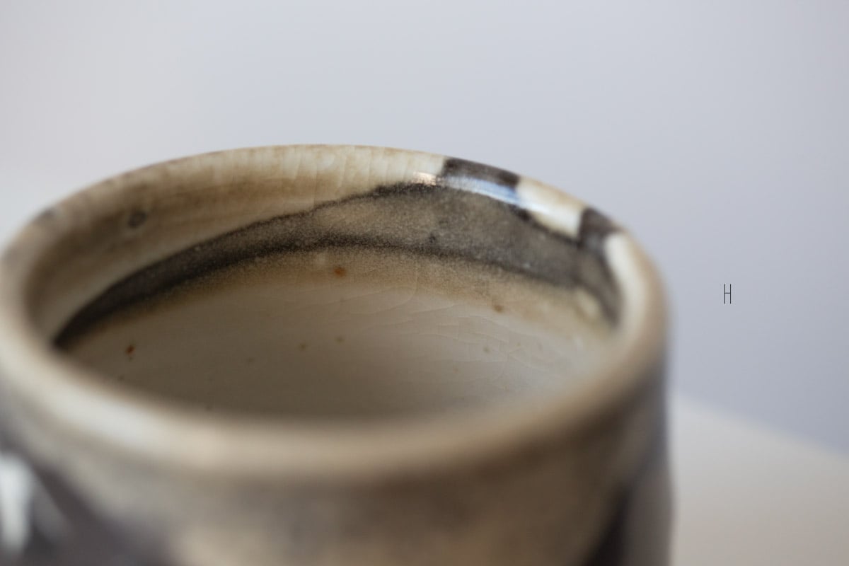 ink shino glaze teacup 4 14 | BITTERLEAF TEAS ink shino glaze teacup 4 14 | BITTERLEAF TEAS