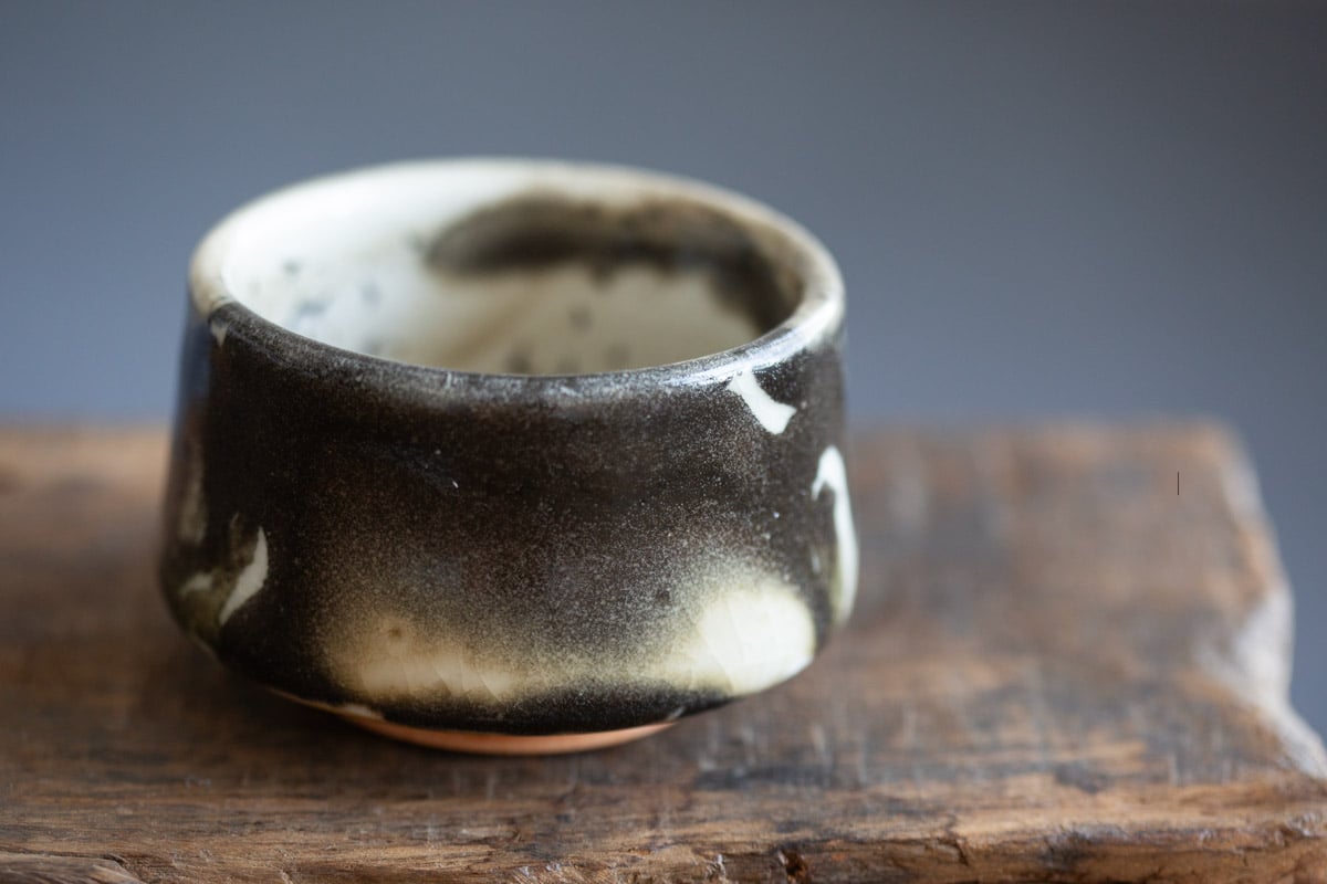 ink shino glaze teacup 4 15 | BITTERLEAF TEAS ink shino glaze teacup 4 15 | BITTERLEAF TEAS