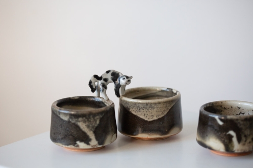 Ink Shino Glazed Teacup - G-I
